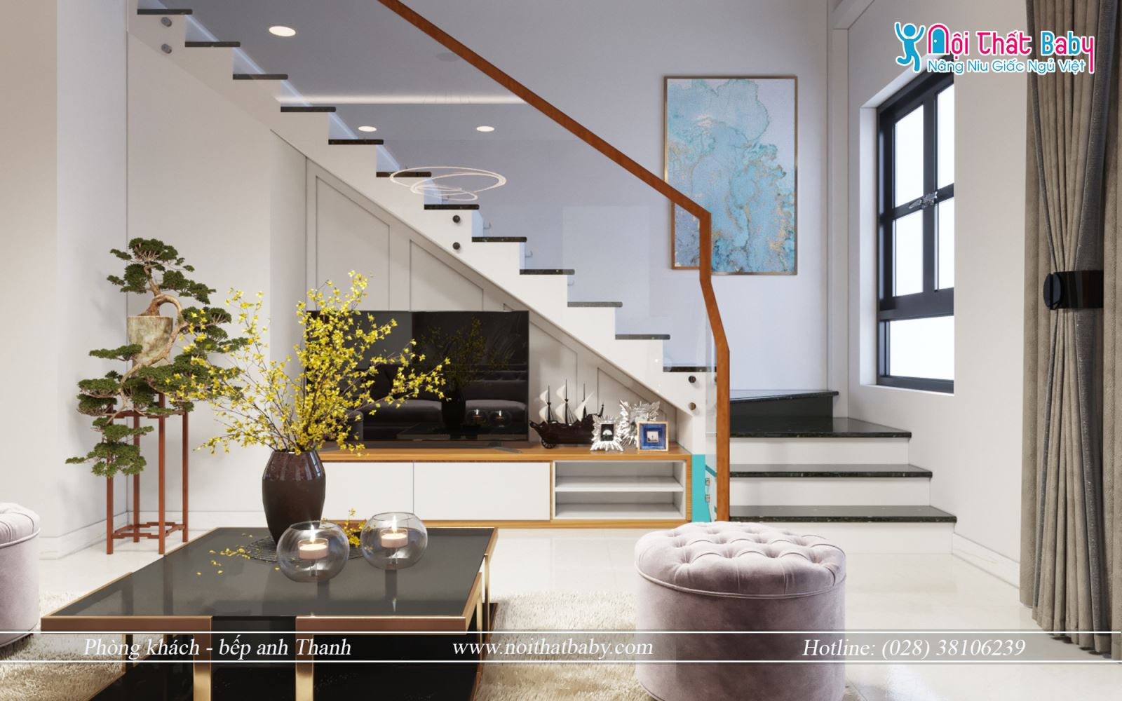 Biệt thự gỗ veneer sang trọng